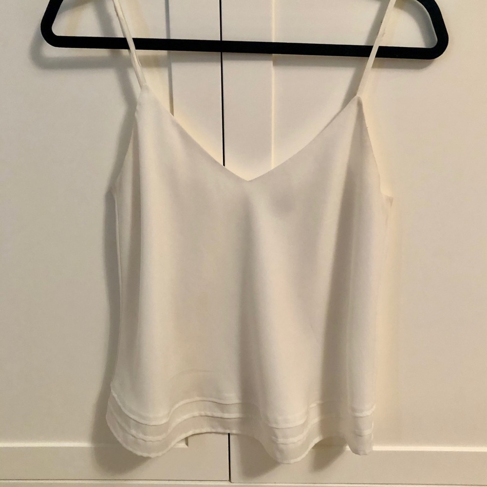 Talula Double Layer Tank, White (M)